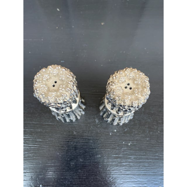 Metal Godinger Silver Plate Asparagus Salt and Pepper Shakers, Pair For Sale - Image 7 of 8