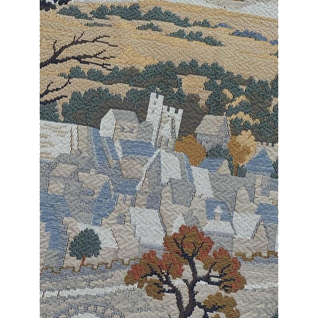 Aubusson Style Jacquard Tapestry, 1980s For Sale - Image 11 of 18