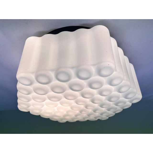 White Mid-Century Wall or Ceiling Lamp, 1970s For Sale - Image 8 of 9