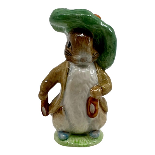 Vintage 1948 Beswick Beatrix Potter Figurine of Benjamin Bunny For Sale