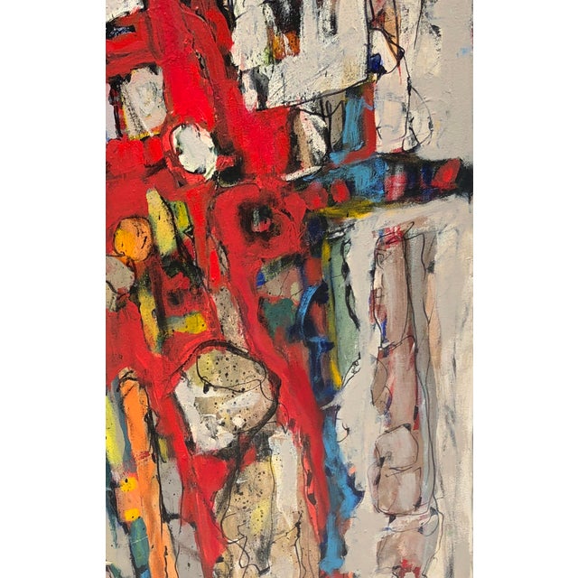 Abstract Obsession 31-Bold Abstract- 48"x60"x1.5" For Sale - Image 3 of 7