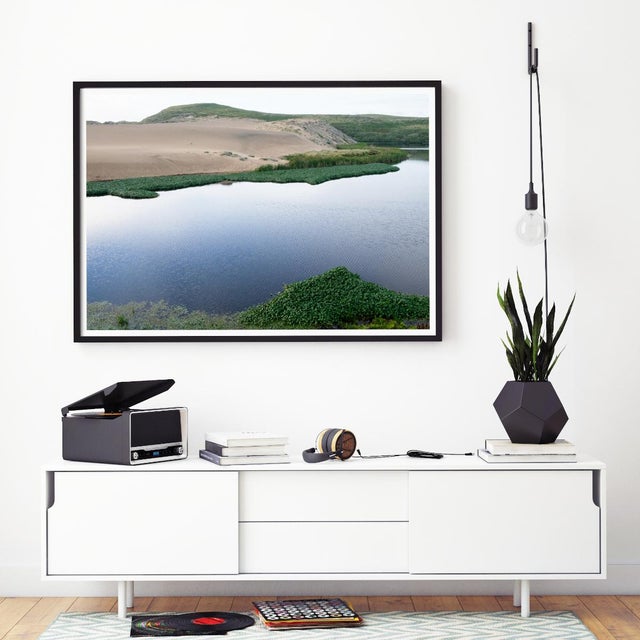 Contemporary Contemporary Minimalist Coastal Landscape, 'Abbotts Lagoon' Photography Print, Point Reyes California, Large 54 X 36" Fine Art Photograph For Sale - Image 3 of 7