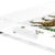 Plastic Leopard Seeing Double White Acrylic Rectangle Decorative Tray, Large For Sale - Image 7 of 9