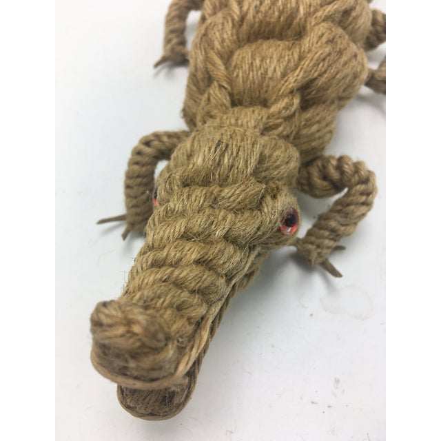 Vintage Rope Alligator Chairish
