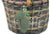 Rustic Green Woven Rattan Basket For Sale - Image 3 of 7