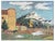 Yves Brayer, Mont Sainte-Victoire, 1960s, Oil on Canvas, Framed For Sale