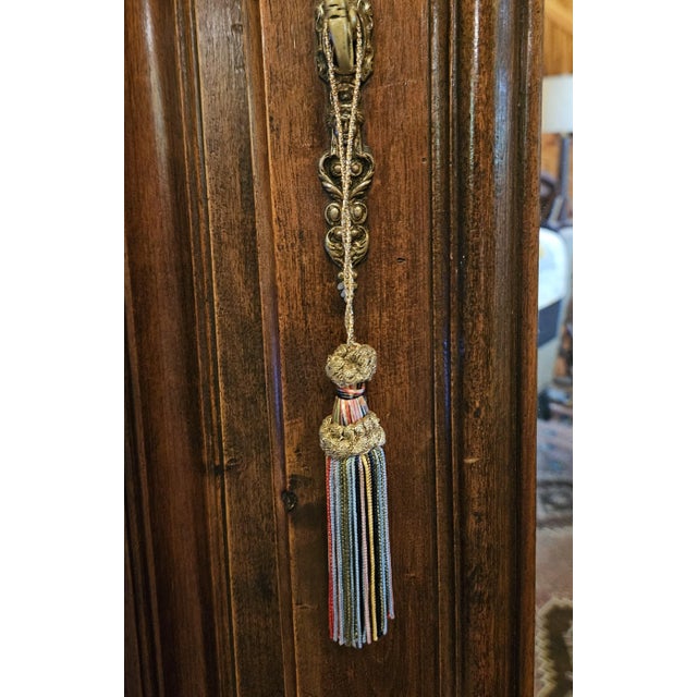 Pair of Tassels: Pagoda Shaped & Rainbow Colored For Sale - Image 9 of 11