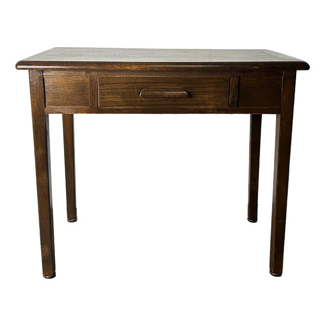 Mid-Century Abbess Desk in Oak, 1950s For Sale