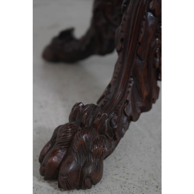 American 19th Century Mahogany Empire Style Drop-Leaf Table For Sale - Image 11 of 18