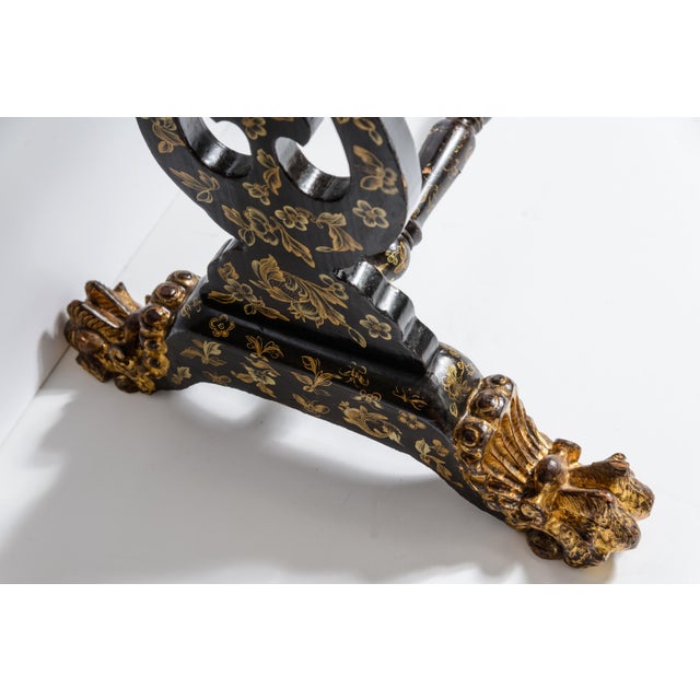 Exceptional 19th Century Chinoiserie Lacquer Work Table For Sale - Image 13 of 14