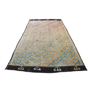 1960s Vintage Anatolian Bohemian Kilim Rug For Sale