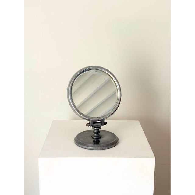 Art Deco Chrome Vanity Dressing Table Mirror, 1920s For Sale - Image 9 of 9