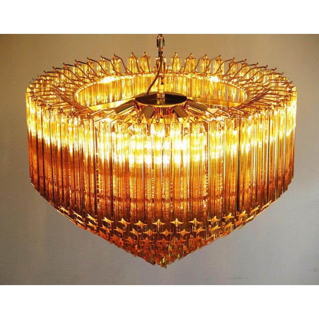 Quadriedri Murano Glass Chandeliers, Set of 2 For Sale - Image 15 of 18