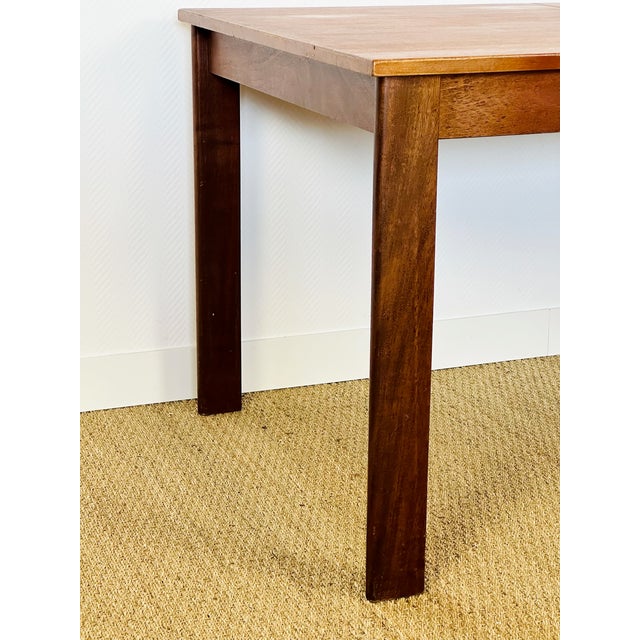 Wood Vintage Teak Rectangular Dining Table, 1960s For Sale - Image 7 of 11