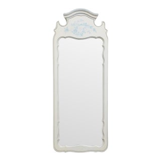 Thomasville Furniture Debussy Collection Off White Painted French Provincial 20" Mirror 9455-230 For Sale
