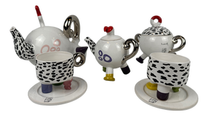Vintage Coffee Set by Juraj Mihalik, 1980s, Set of 7
