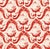Sample - Cravelle Wallpaper by Paule Marrot in Red For Sale