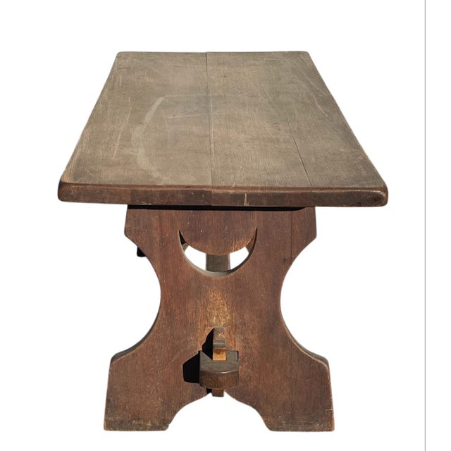 1920s Vintage Oak Desk, 1920s For Sale - Image 5 of 13