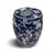 Early 21st Century Early 21st Century Asian Style Navy & White Garden Stool For Sale - Image 5 of 5