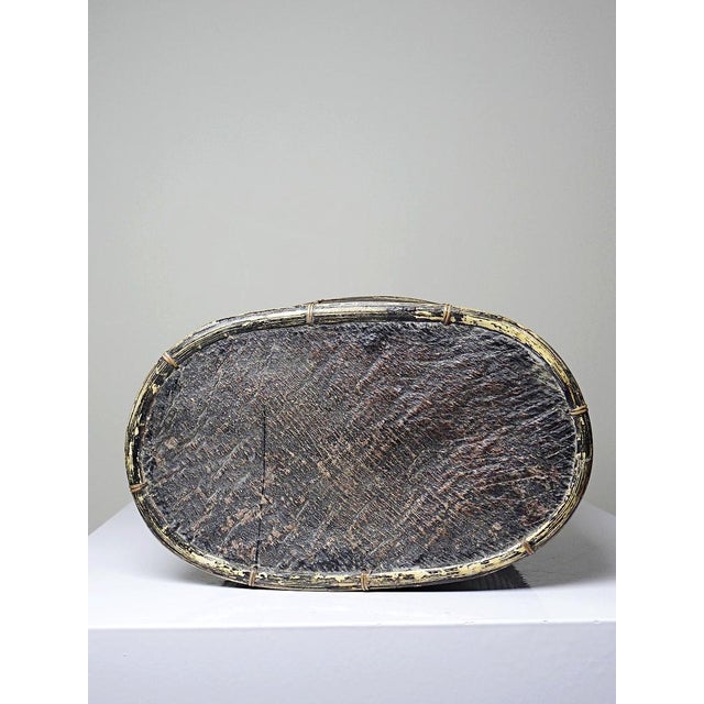 Antique Indonesian Tampung Box in Bamboo and Leaf, 1890s For Sale - Image 9 of 13