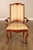 Early 21st Century Century French Provincial Style Pair Of Upholstered Ladderback Armchairs For Sale - Image 5 of 18