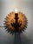 Hand-Crafted Pine Wood Starburst Sun Wall Lamps, Italy, 1980s, Set of 2 For Sale - Image 4 of 18