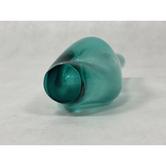 Art Glass Vase attributed to Miloslav Klinger for Železný Brod, 1960s For Sale - Image 6 of 8