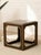 Black Vintage Black & Gold Textured Side Table For Sale - Image 8 of 10