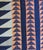 A fine American quilt of satin patchwork executed in the Flying Geese pattern circa late 19th to early 20th century. The...
