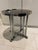 Art Deco Style Vintage Smoking Stand with Removable Ashtray Chrome with Bakelite Accents Base swivels to line up all legs...