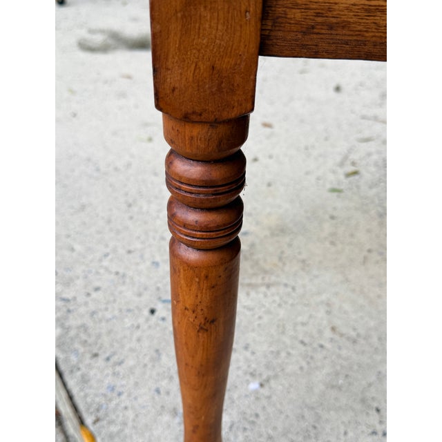 Antique Slant Top Chestnut Pine Writing Desk For Sale - Image 9 of 12