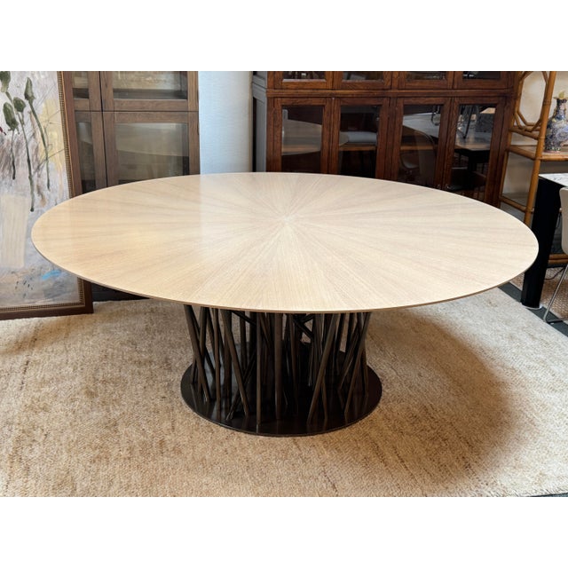 Design Plus Gallery presents a Bespoke Dining Room Table by Ted Boerner. The table is custom made with a solid steel...