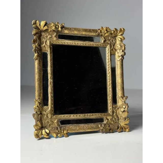 Gold French Louis XV Mirror, 18th Century For Sale - Image 8 of 18