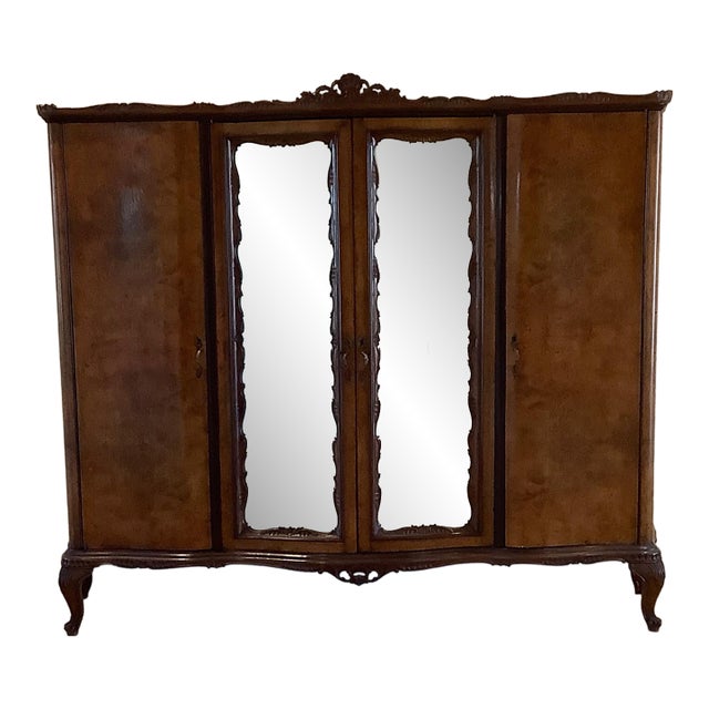 Antique 4 Door French Armoire For Sale