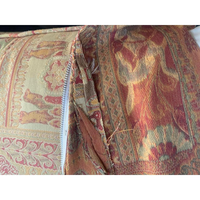 Vintage Sofa With Bohemian Style Upholstery For Sale - Image 10 of 14