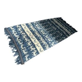 Rare Bold Indigo Sumba Textile For Sale