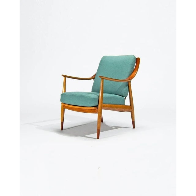 Mid-Century Danish Armchair in Teak & Oak by Pater Hvidt for France & Søn / France & Daverkosen, 1950s For Sale - Image 12 of 12