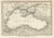 Ancient Black Sea Map, Pontus Euxinus and Sea of ​​Azov from Ambroise Tardieu, 1825 For Sale