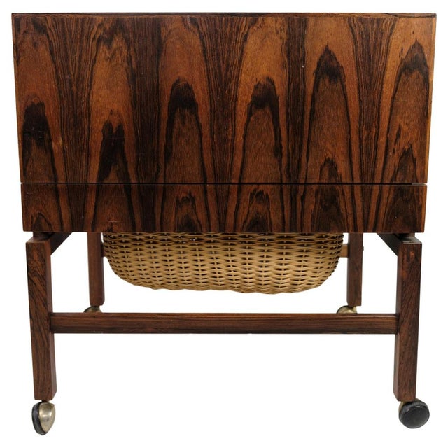 Danish Bar Table in Rosewood, 1960s For Sale - Image 11 of 11