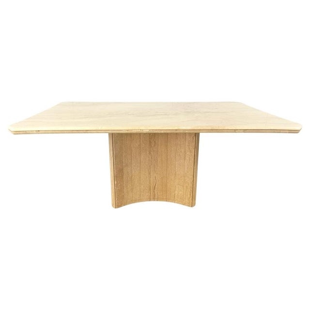 Vintage Travertine Dining Table, 1970s For Sale - Image 12 of 12