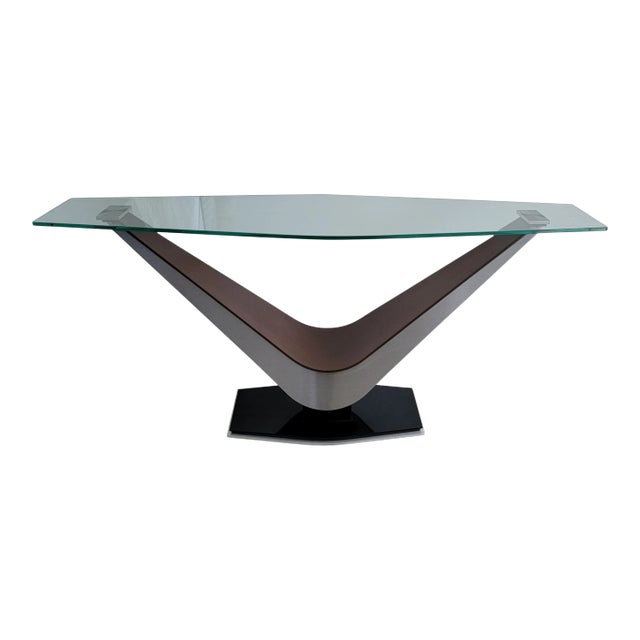 Large Italian Contemporary Console Table For Sale