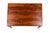 An elegantly proportioned, straight-lined coffee table in the Mid-Century Modern style, featuring a distinctive, richly...