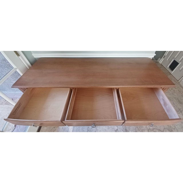 Ethan Allen Swedish Gustavian Cottage Coastal Country Farmhouse Dresser by Ethan Allen For Sale - Image 4 of 12