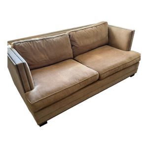 Restoration Hardware Collins Sofa & Chase Set With Nailhead Trim