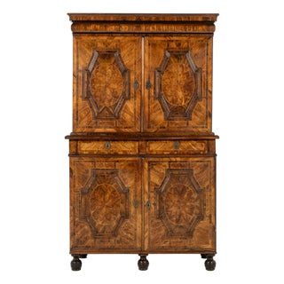 17th Century French Walnut Cabinet For Sale