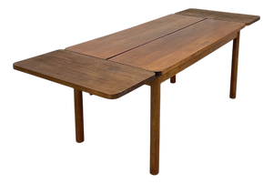 Modernist Beech Table by Pierre Gautier-Delaye, 1950s