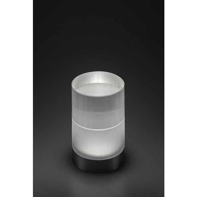 Designed by Federico Peri for Purho Murano, Haute is a rechargeable table lamp of restrained dimensions (diameter 76 x...