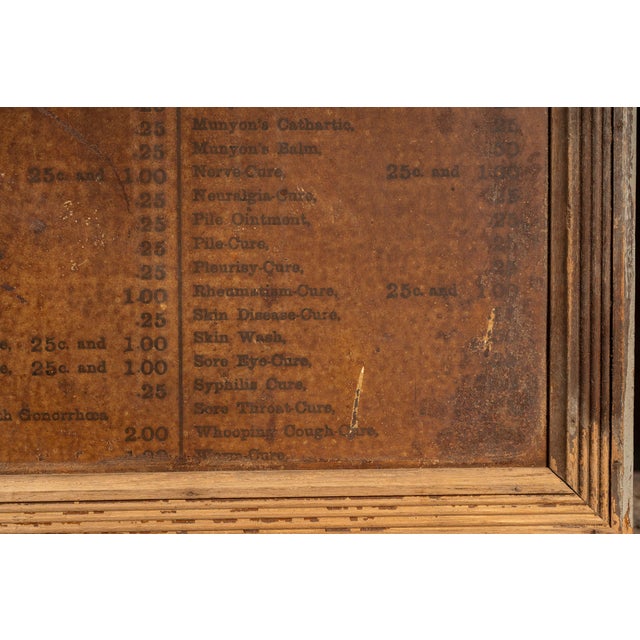Late 19th Century Munyons Homeopathic Remedies Apothecary Cabinet For Sale - Image 14 of 17