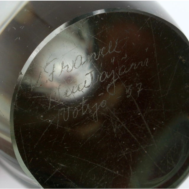 Kaj Franck 1957 Finnish Art Glass Vase by Kaj Franck For Sale - Image 4 of 4