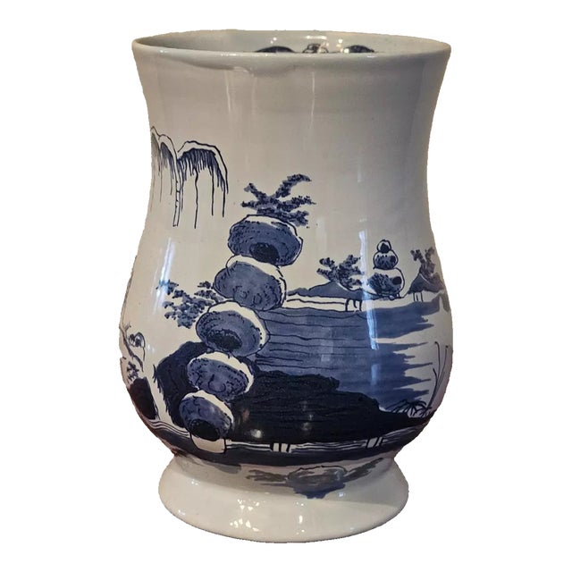 Late 20th Century Oud Delft Holland Colonial Williamsburg Hand Painted Bell Shaped Mug For Sale